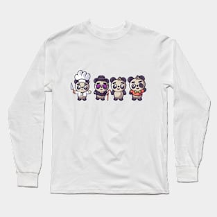 Little Panda Gang Long Sleeve T-Shirt